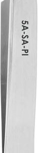 Excelta 5A-SA-PI - Tweezers, Tapered 10-Deg Offset Very Fine Points, Anti-Mag. SS, 2-Star