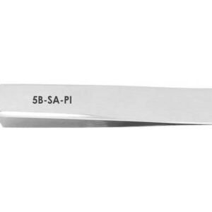 Excelta 5B-SA-PI - Tweezers, Bent, Ultra Fine Point, Anti-Magnetic Stainless Steel, 4.25"