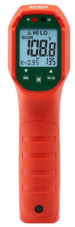 Extech_EIR320_Waterproof_Dual_Laser_IR_Thermometer_with_Alarm_Front1