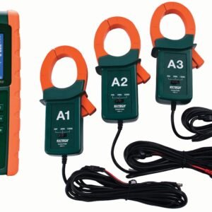 Extech PQ3450-12-NIST - 1200A 3-Phase Power Analyzer/Datalogger Kit with NIST Calibration