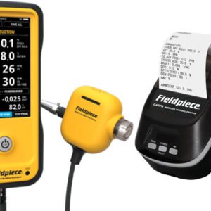 Fieldpiece CAT85K2 - Combustion Analyzer with Live Draft, Built-in Manometer, and Printer