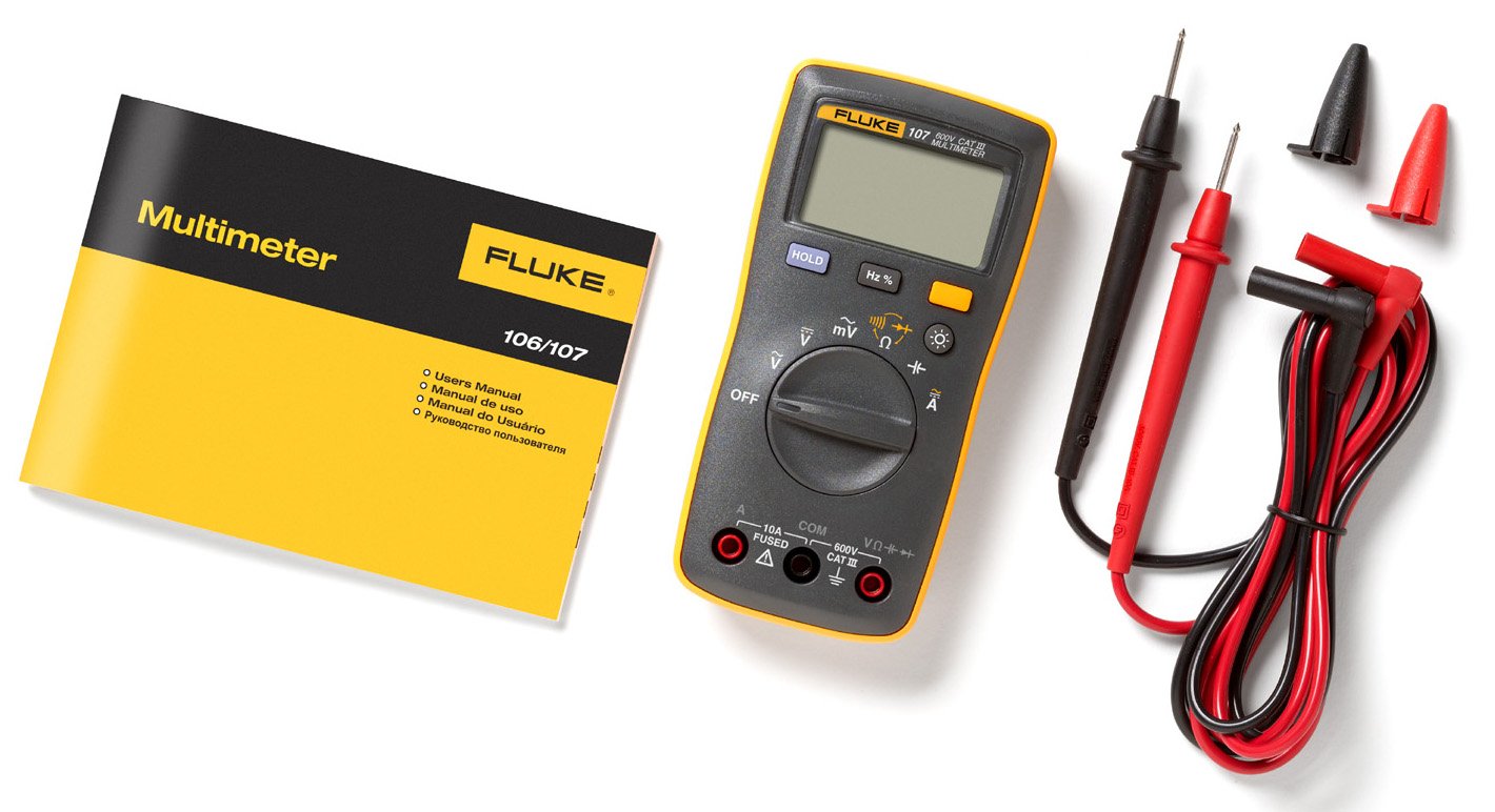 Fluke_107_ESP_with_Test_Lead