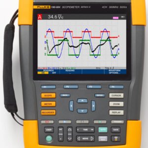 Fluke 190-504-III-S - Color ScopeMeter, 500mhz, 4 Channel with Software Package