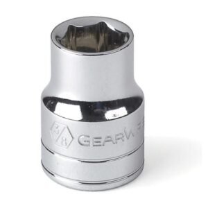 GEARWRENCH 80109 - SAE Socket, 1/4" Drive, 6 Point, Standard, 5/16", Alloy Steel, Carded