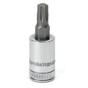 GEARWRENCH 80174 - Socket Torx Bit, 1/4" Drive, T20, Standard, Alloy Steel, Carded