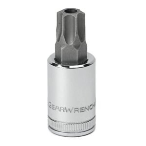 GEARWRENCH 80178 - Socket Torx Bit, 1/4" Drive, Tamper-Proof, T7, Standard, Alloy Steel, Carded