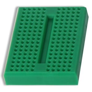 Global Specialties GS-170-5 - Solderless Breadboard, 170 Tie-Points, Green