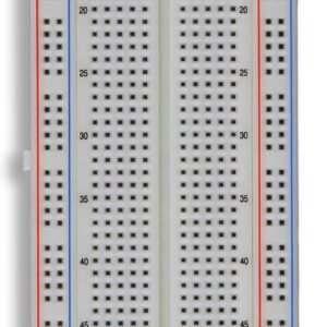Global Specialties GS-830T - Transparent Solderless Breadboard, 830 Tie-Points