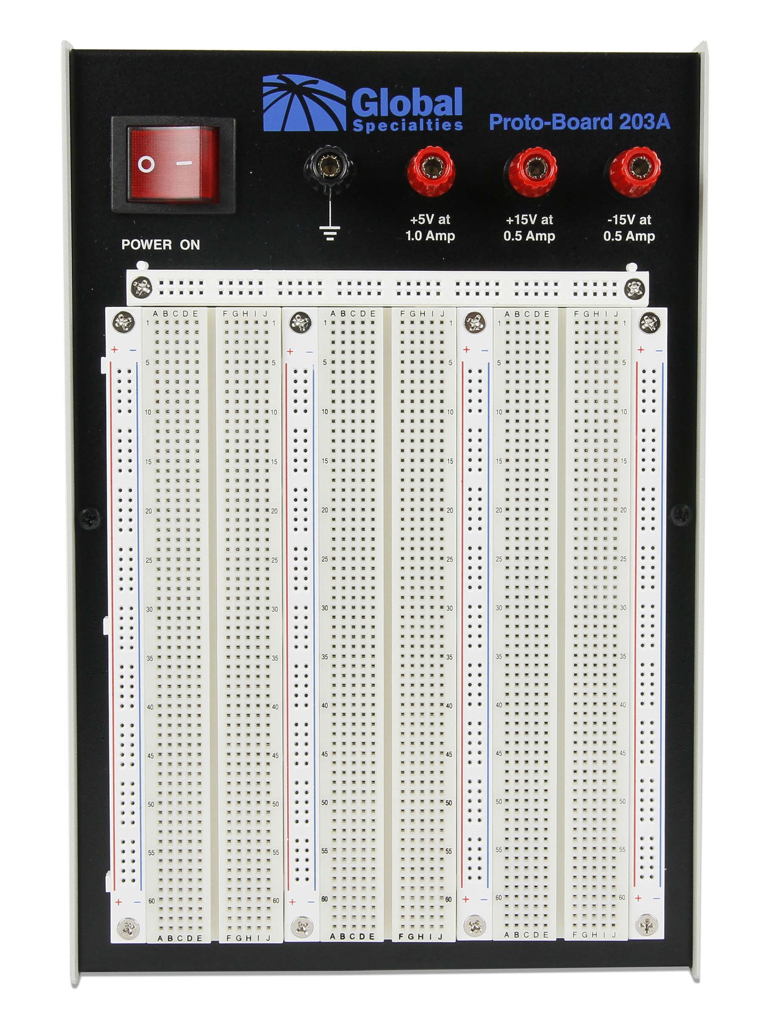Global_Specialties_PB-203A_-_Triple_Output_Powered_Breadboard