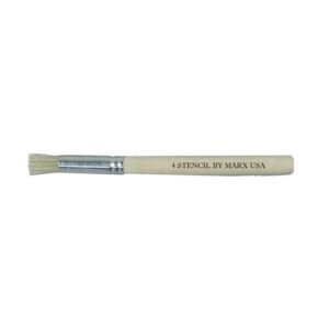 Gordon Brush 1501-04000 - Artist Stencil Brush Size 4 (White)