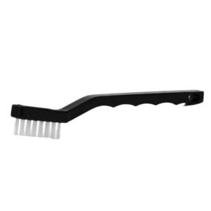 Gordon Brush 21N - 3 x 7 Row 0.012" Nylon Bristle & Plastic Handle Scratch Brush
