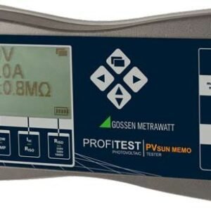 Gossen Metrawatt M360E Test Instrument for Testing PV Modules and Strings plus Integrated Memory (> 10,000 Data Records) and Software