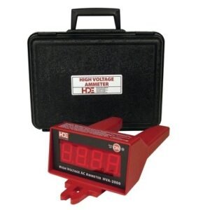 HDE HVA-2000H - High Voltage Ammeter 2000A with Plastic Carrying Case