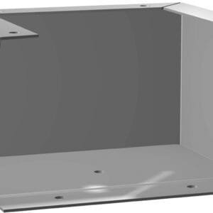 Hammond 1481FK8K 1481F Series Floor Stand Kit, 24 x 8 - Steel/Gray