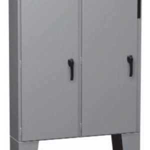 Hammond 2UDF - Type 12 Mild Steel Two Door Floormount Disconnect Enclosure; Hinge Door with Handle