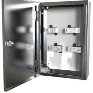 Hammond CN4SBSS - Type 4X Stainless Steel Splitter Box; Hinge Door with Quarter Turn