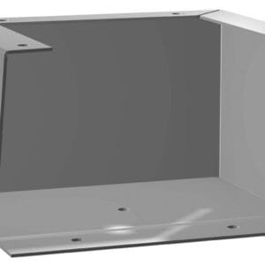 Hammond 1481FK6K - 24"H x 6"D Floor Stand Kit, Steel/Gray