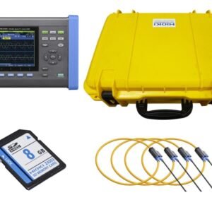Hioki PQ3100-04/6000-10in KIT - Power Quality Analyzer Kit, (4)6000A Flexible Current Sensors-10in