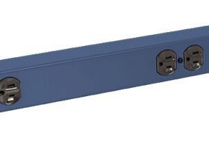 IAC Industries QS-1022745-BL - MTS Electrical Channel-Half Length, Fits 96"L Workbench, EZE Blue