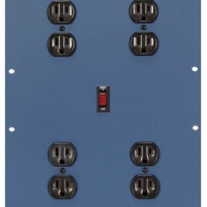 IAC Industries QS-1022167-BL - Riser Electrical Panel, 21.25"H, EZE Blue