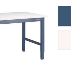 IAC Industries QS-1006015-BL Workmaster Workbench, 36”D x 96”L, EZE Blue, ESD Version