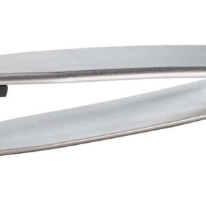 Ideal-Tek 2ACPR.SA.1 - Plastic Replaceable Tip Tweezers, Carbon PEEK, Round Tip, 5.12"