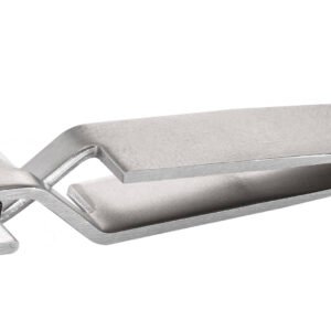 Ideal-Tek 2AXCPR.SA.1 - Plastic Replaceable Tip Tweezers, Carbon PEEK, Reverse Action, 4.92"