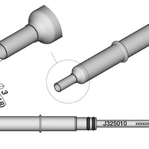 JBC J325010 - Straight Nozzle (3mm) for JNA Hot Air Station