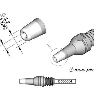 JBC D530004 - Nozzle for DT530 Desoldering Iron (3.2 x 1.3mm)