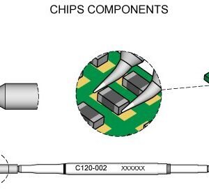 JBC C120002 - Conical Bent Cartridge Ø 0.2