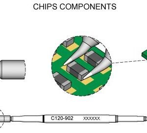 JBC C120902 - Conical Bent Cartridge Ø 0.3