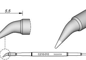 JBC C210010 - Cartridge Bent 0.3mm