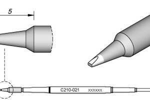 JBC C210021 - Chisel Cartridge 0.6 x 0.3