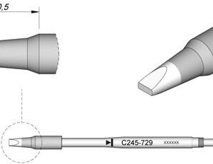 JBC C245729 - Cartridge Chisel 2.7mm x 1mm