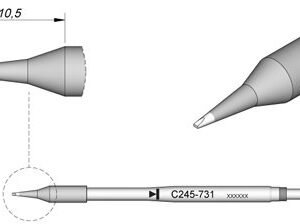 JBC C245731 - Cartridge Chisel 0.6mm x 0.3mm