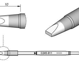 JBC C245911 - Cartridge Chisel 3.2mm x 1.2mm
