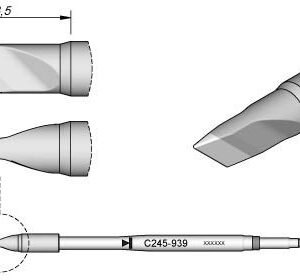 JBC C245939 - Cartridge Knife 6.0mm x 0.4mm