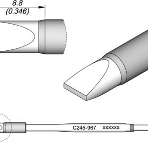 JBC C245967 - Chisel, 5 x 1 HT (High Thermal Cartridge)