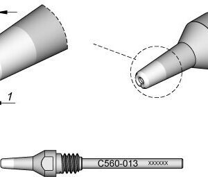 JBC C560013 - Pad Cleaning Tip Ø 1