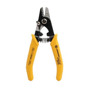 Jonard JIC-275 - Fiber Optic Stripper, 5" L, 600-900 Micron, Two Hole, Strip, TPR, Yellow