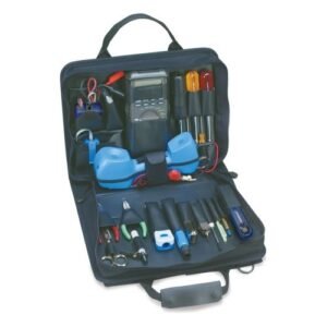 Jensen Tools JTK-44BLK - Telecom Installer's Kit in Single Black Cordura Case