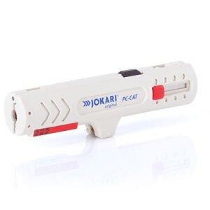 Jokari 30161 - PC CAT, Cable Stripping Tool for PVC-insulated CAT and Network Cables, 4,5 - 10 mm