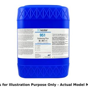 Kester 63-0000-0951 - Soldering Flux, 951, Zero-Halogen, Non-Rosin, 1 Gallon