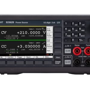 Keysight B2962B - 6.5 Digit Low Noise Power Source, 2 Channel (32W/210V/3A)