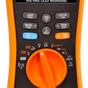 Keysight U1273A - True RMS 30K Count Handheld Industrial DMM, OLED Display, Low-Z, Smart Ohm