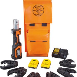 Klein Tools BAT20-7T14 Battery-Op 7-Ton Cable Cutter and Crimper Kit