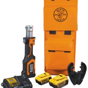 Klein Tools BAT207T14H Battery-Operated Crimper, BG Die/D3 Groove, 4 Ah