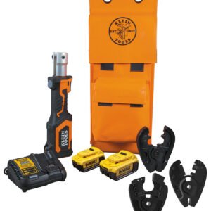 Klein Tools BAT207T4H Battery-Op Cut/Crimper, BG Die/D3 Groove/ACSR/EHS