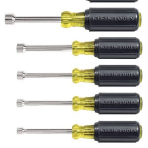 Klein Tools 631 Nut Driver Set, 7 Piece, 3" Shafts