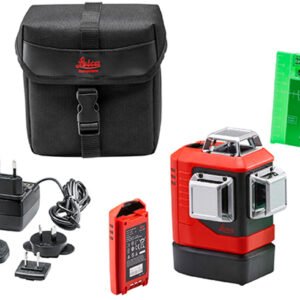 Leica LINO L6Gs 3x360° Green Line Laser with Li-Ion Batteries in a Pouch
